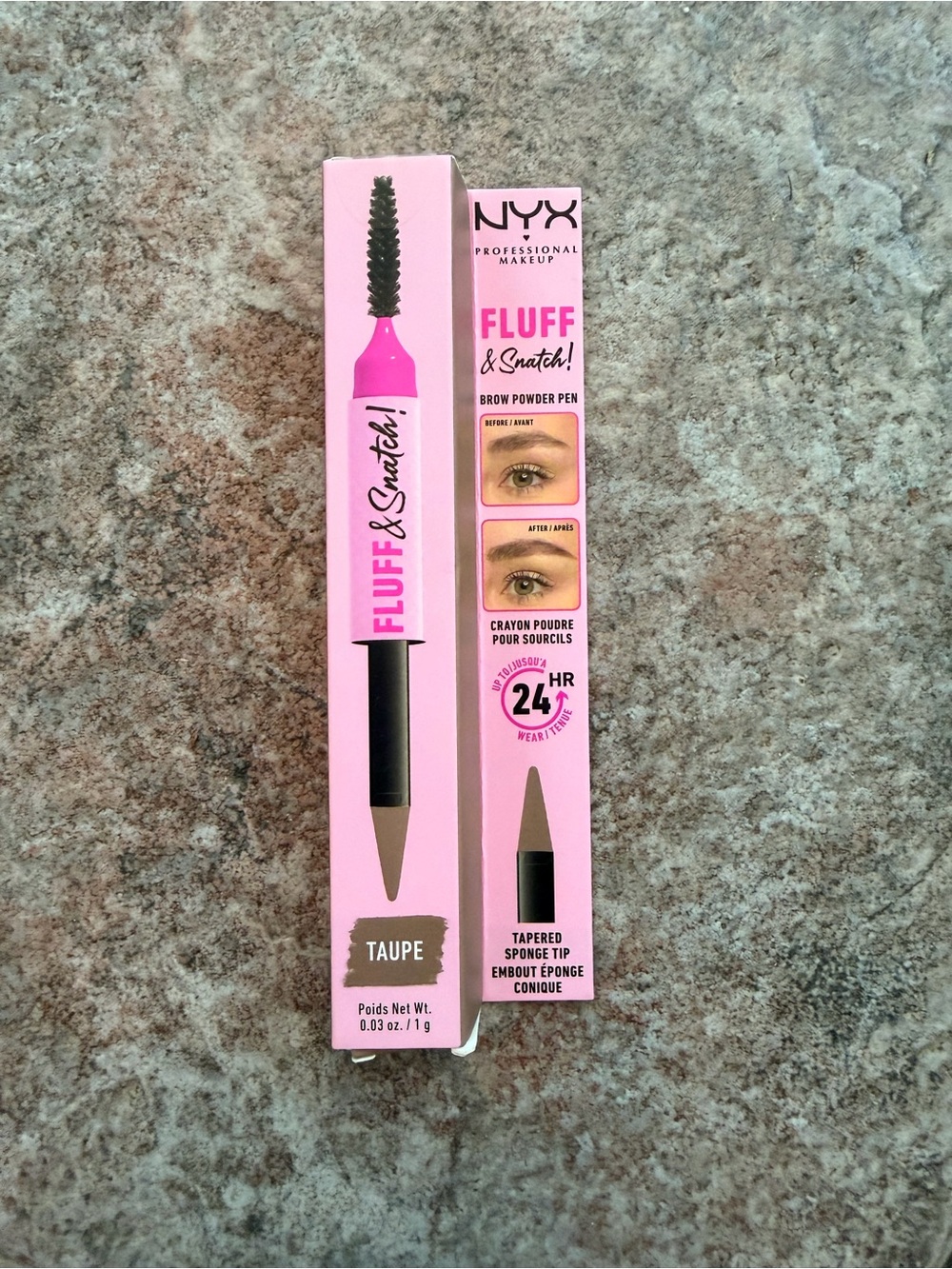 NYX Fluff & Snatch Brow Powder Pen - Taupe
